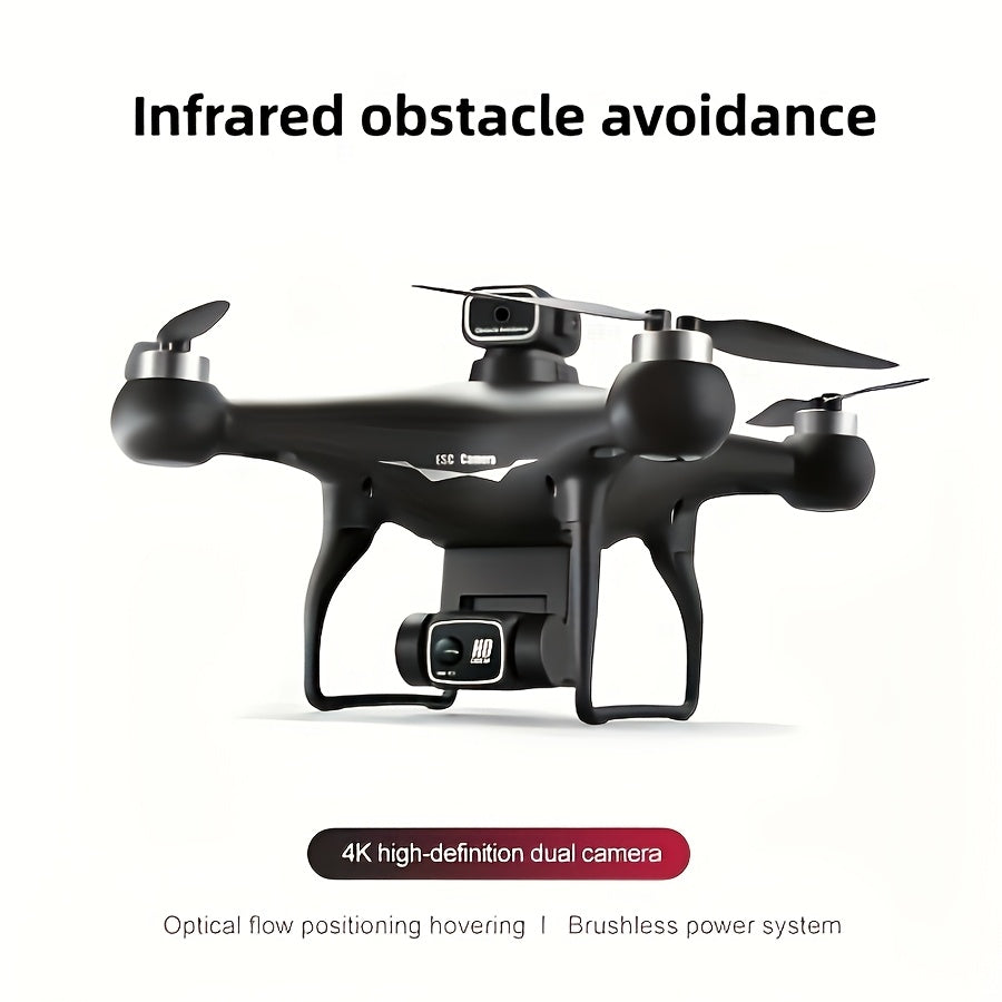 Dual Battery RC Drone with 360° Infrared Obstacle Avoidance, Optical Flow Positioning - Perfect for Aerial Photography & Outdoor Fun, USB Rechargeable, Ideal Holiday Gift