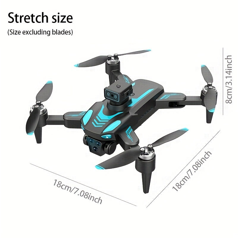 FYRC Black Brushless Drone with Smart Obstacle Avoidance, One-Key Return, and Dual Cameras - Stable Flight for Beginners, Foldable Design, USB Rechargeable - Perfect Gift for Christmas, Halloween, Thanksgiving