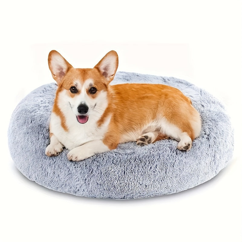 1pc Cozy Donut Cuddler DOGS Bed , Cats - Multiple Sizes (15"/19"/23"/27"/31") for Dog Mats for Sleeping