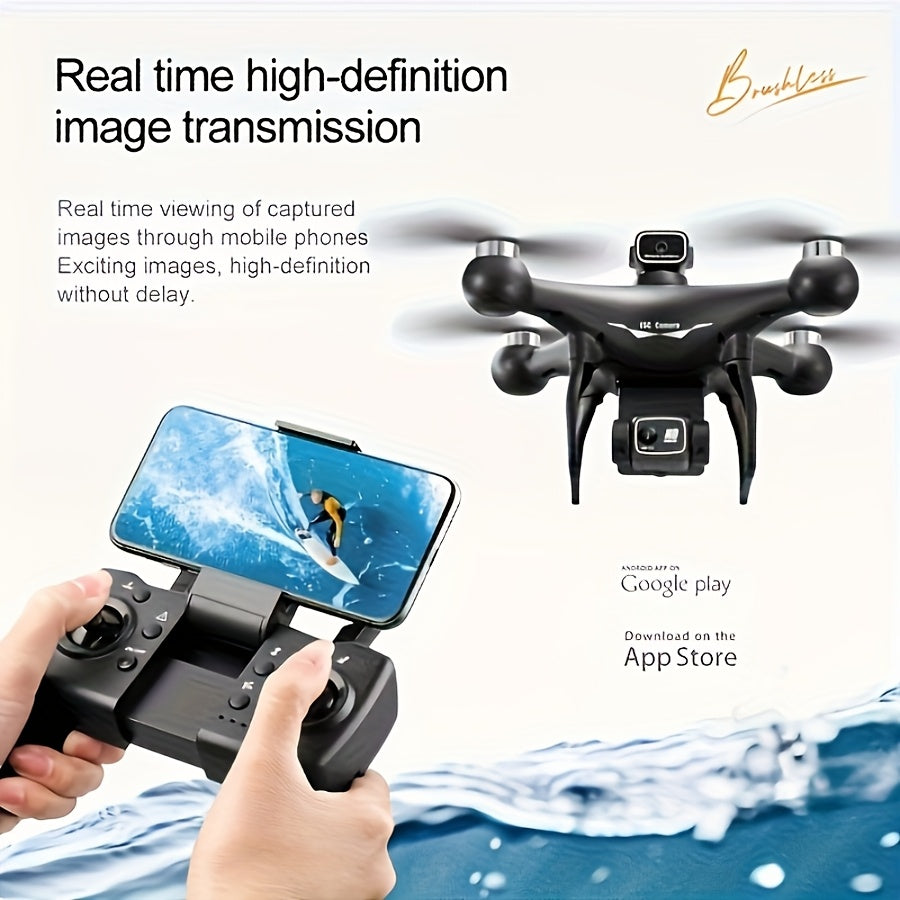 Dual Battery RC Drone with 360° Infrared Obstacle Avoidance, Optical Flow Positioning - Perfect for Aerial Photography & Outdoor Fun, USB Rechargeable, Ideal Holiday Gift