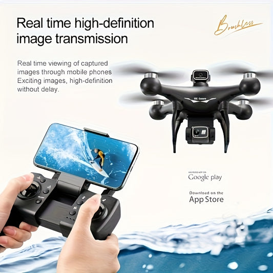 Dual Battery RC Drone with 360° Infrared Obstacle Avoidance, Optical Flow Positioning - Perfect for Aerial Photography & Outdoor Fun, USB Rechargeable, Ideal Holiday Gift