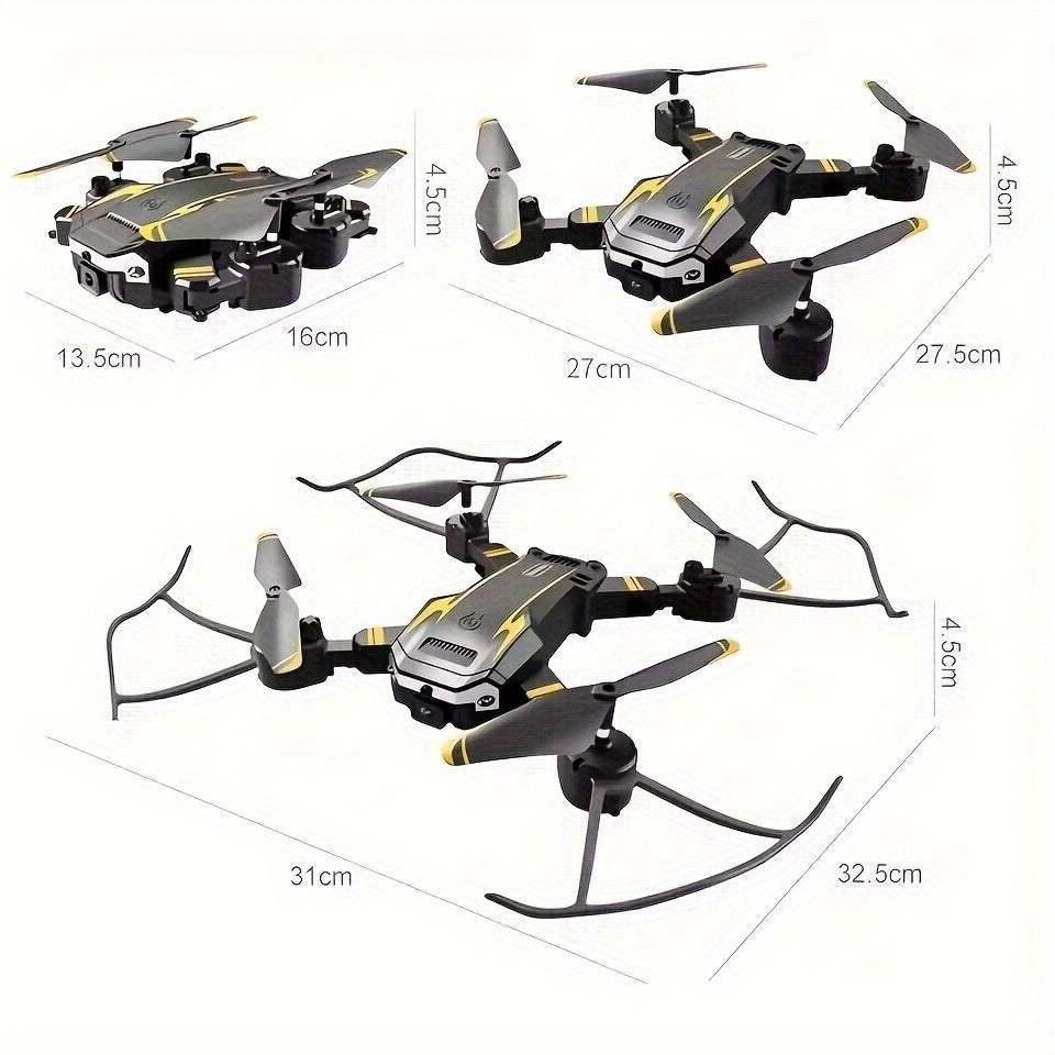 RC Drone Dual Camera Double Folding Quadcopter with Altitude Hold Remote Control Toy