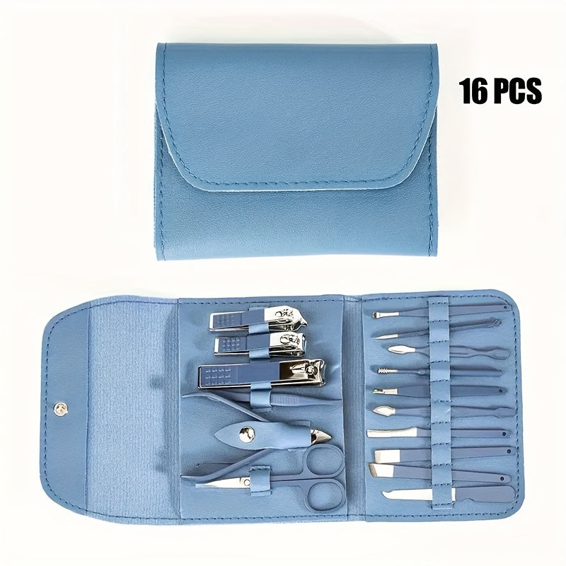 Professional Nail Care Kit -, Pedicure Kit, and Grooming Essentials for Men and Women - Complete Manicure Tool Set for Home and Travel