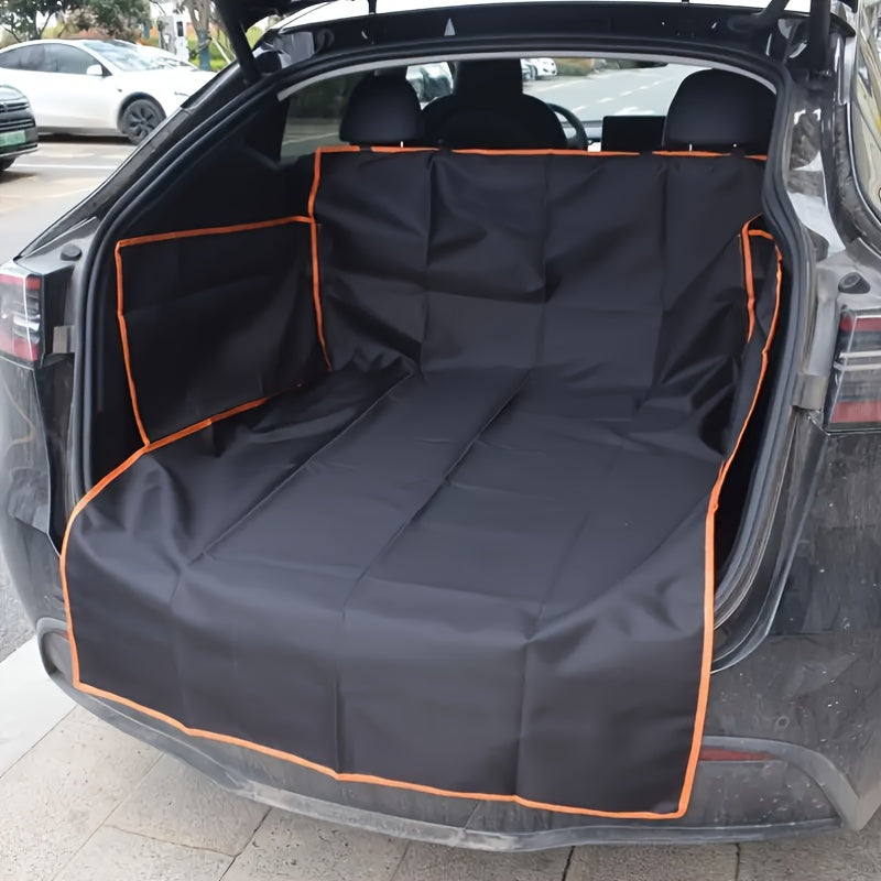 Heavy-Duty Waterproof Dog Car Seat Cover,& Dirt Resistant Rear Seat Protector,for SUVs and Cars, Ideal for Large Dogs