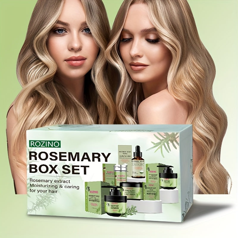 Rosemary & Mint Hydrating Hair Care Set - Deep Cleansing Shampoo and Conditioner Duo, Moisturizing for Soft,