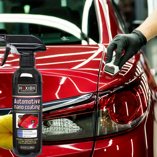 3 In 1 High Protection Quick Car Coating Spray, Multi-functional Coating Renewal Agent, Ceramic Car Coating Agent Spray, Plastic Parts Refurbish Agent, Fast-Acting Coating Spray 300ml/10.5oz