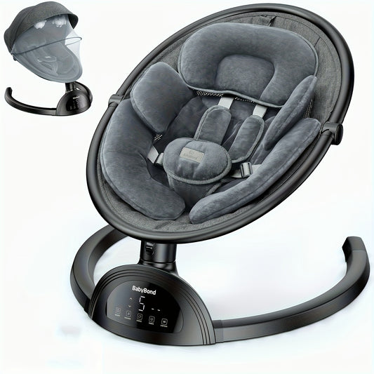 Baby Swings For Infants, BabyBond Infant Swing With Music Speaker With 3 Seat Positions,