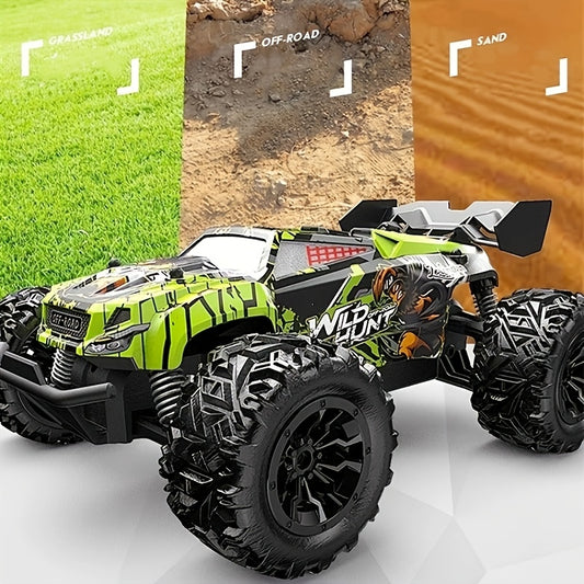 1pc Piegricdiat High-Speed Off-Road RC Truck, 2.4GHz Remote Control, LED Lights,