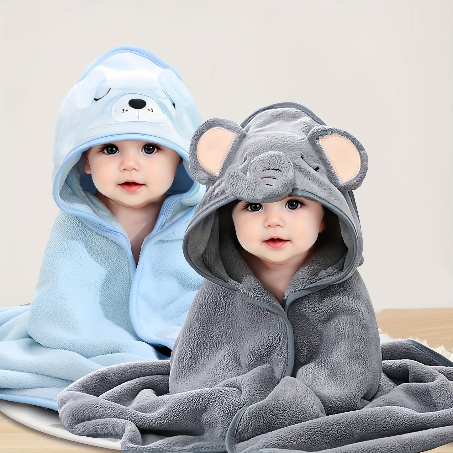 2pcs Kids' Cartoon Bath Towel, Perfect For All Seasons,