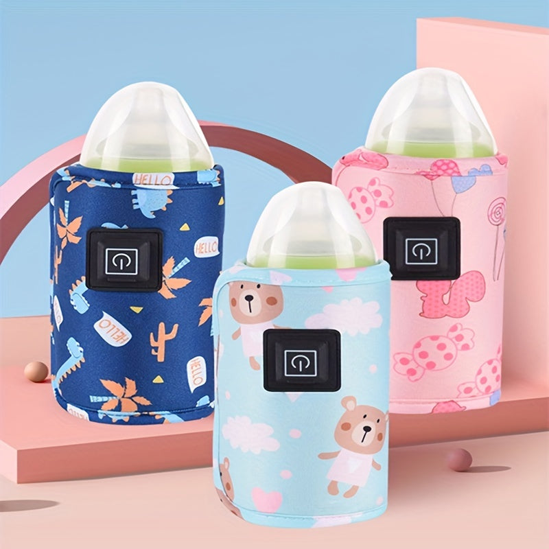 USB Milk Water Warmer, Travel Stroller Insulated Bag, Nursing Bottle Heater