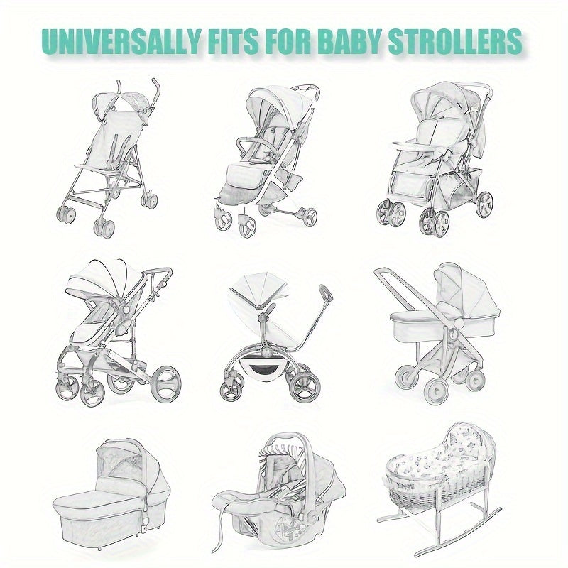 Infant Stroller Insect Netting - Mosquito and Bug Protection Cover, for Ages 0-3 Years