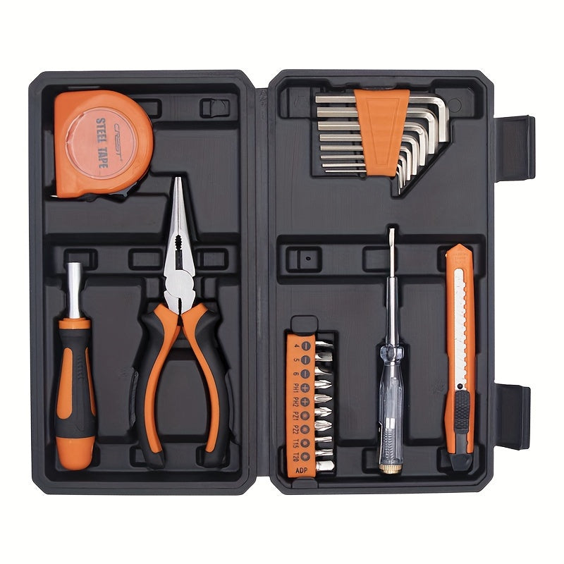 Factory Direct Hardware Toolbox Set Automobile Household Vise Screwdriver Combination Tool Set