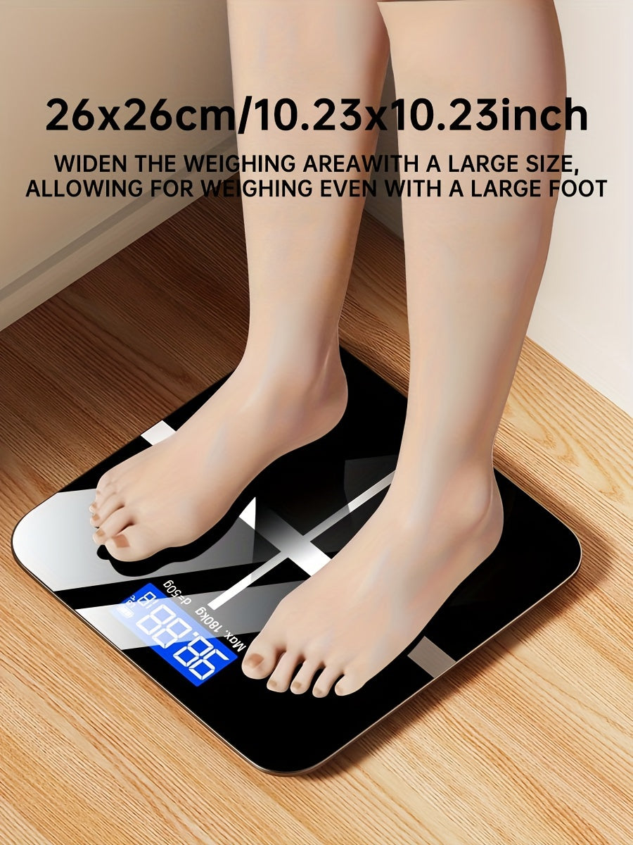 Weight Scale Electronic Scale, 396 Pound Digital Bathroom Scale, High-precision Weight Scale With LED High-definition Display Screen And Temperature Display