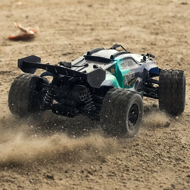 Dynamic Stunt, Amphibious Remote-Controlled Off-Road Toy Car with Flashing Lights - Perfect for boys