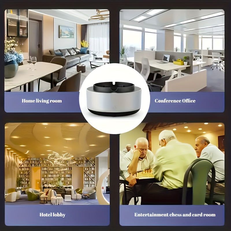 1pc, Smart Ashtray Air Purifier, Immediately Removes Secondhand Smoke And Odors, Battery Not Included, Household Gadgets, Gift,