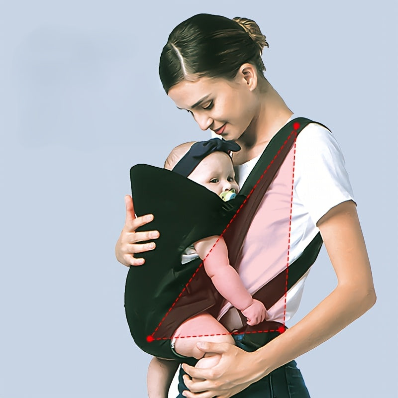 Multi-Functional Youngsters Carrier with Hat - Youngsters Wrap for Front & Back Carry, Adjustable Strap,