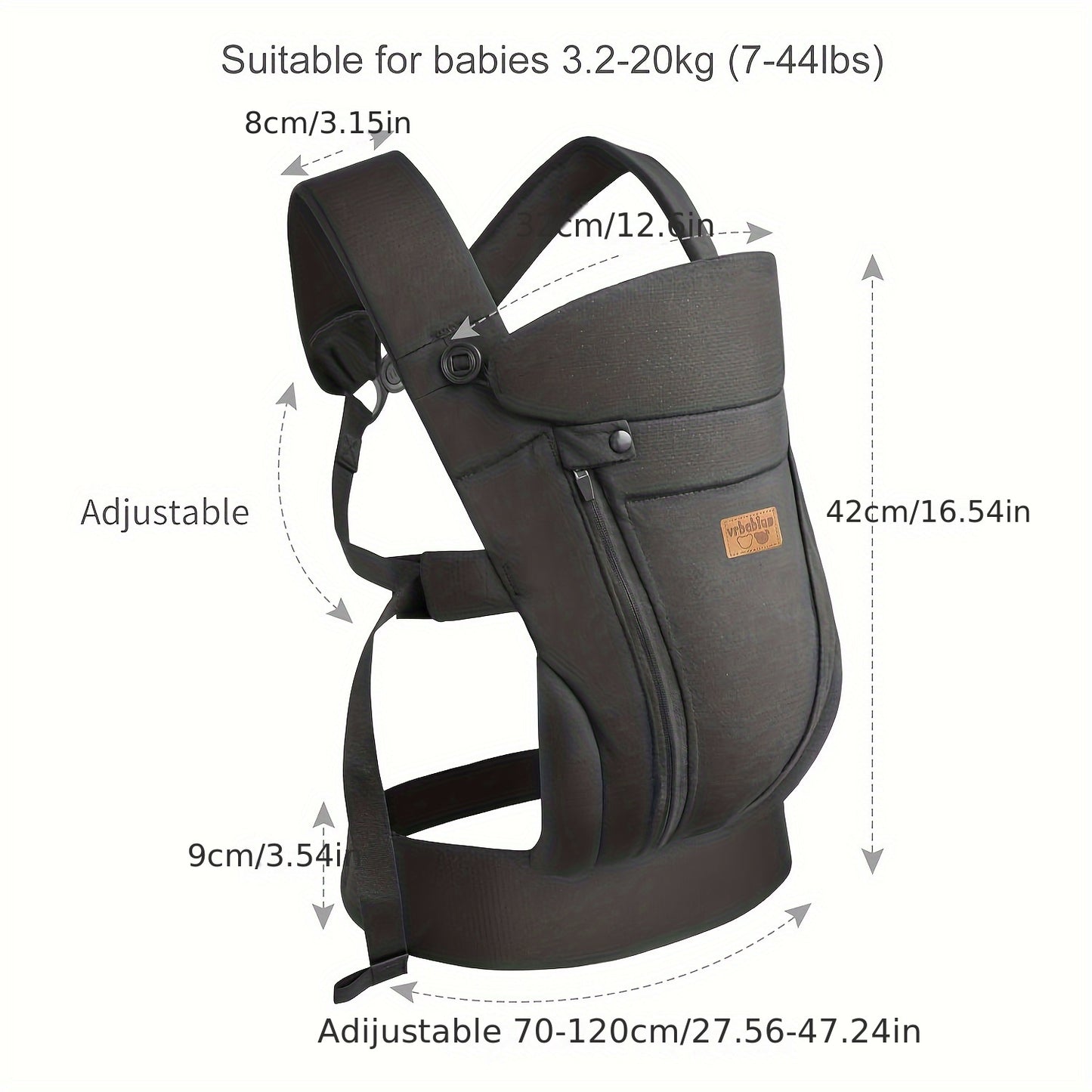 Baby Carrier Newborn Toddler Wrap Carrier Perfect For Infants Chest Sling For Babies Gift