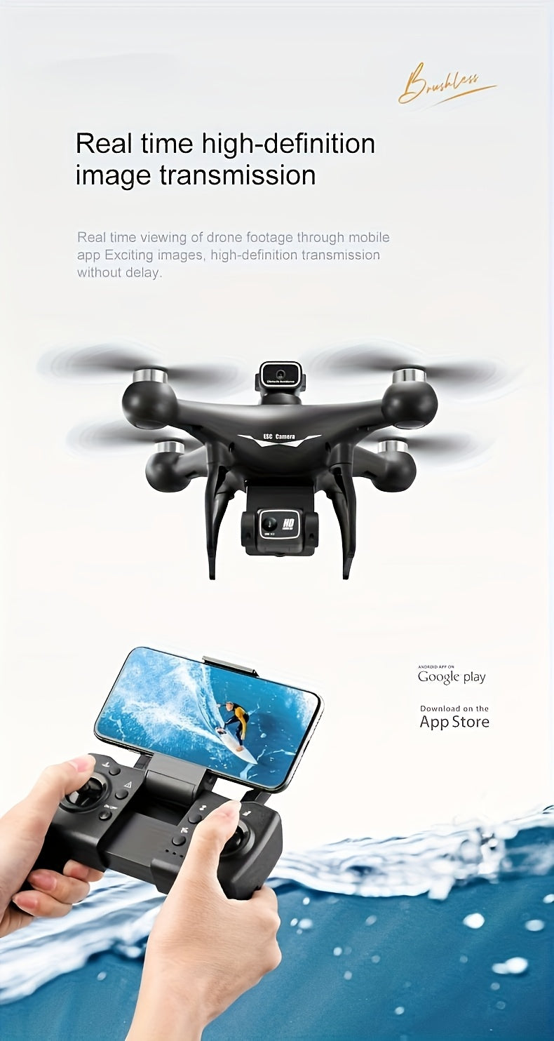 Dual Battery RC Drone with 360° Infrared Obstacle Avoidance, Optical Flow Positioning - Perfect for Aerial Photography & Outdoor Fun, USB Rechargeable, Ideal Holiday Gift