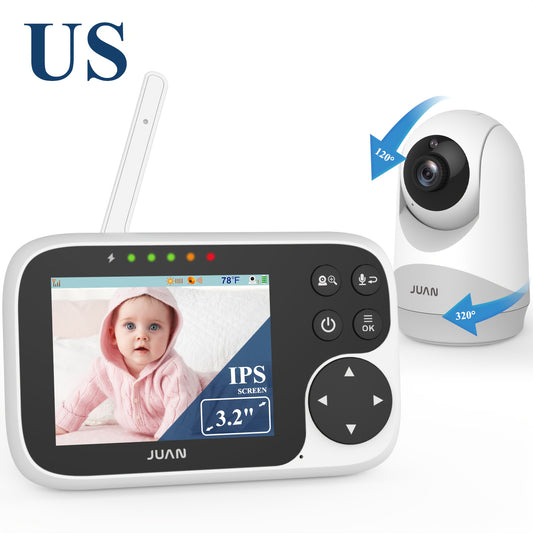 Baby Camera Monitor, Video Baby Monitor With Camera And Audio, Night Vision