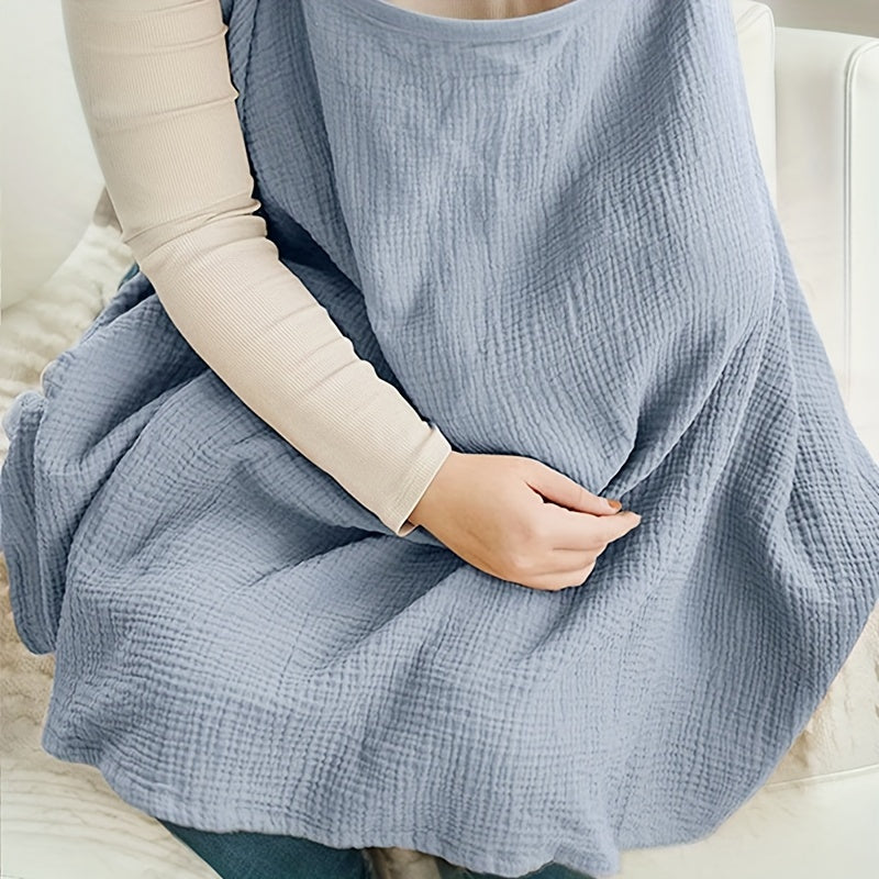 Soft and Breathable Nursing Cover-Up: Perfect for Breastfeeding on the Go - Made with Polyester Fiber