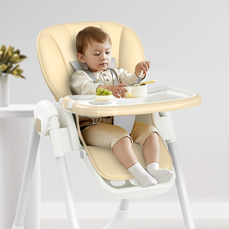 1pc from to 6 Years  Adjustable, Backrest and Footstool Seat Height Adjustable, Foldable for Easy Storage, 2-in-1 Use as a Recliner and Dining Chair,