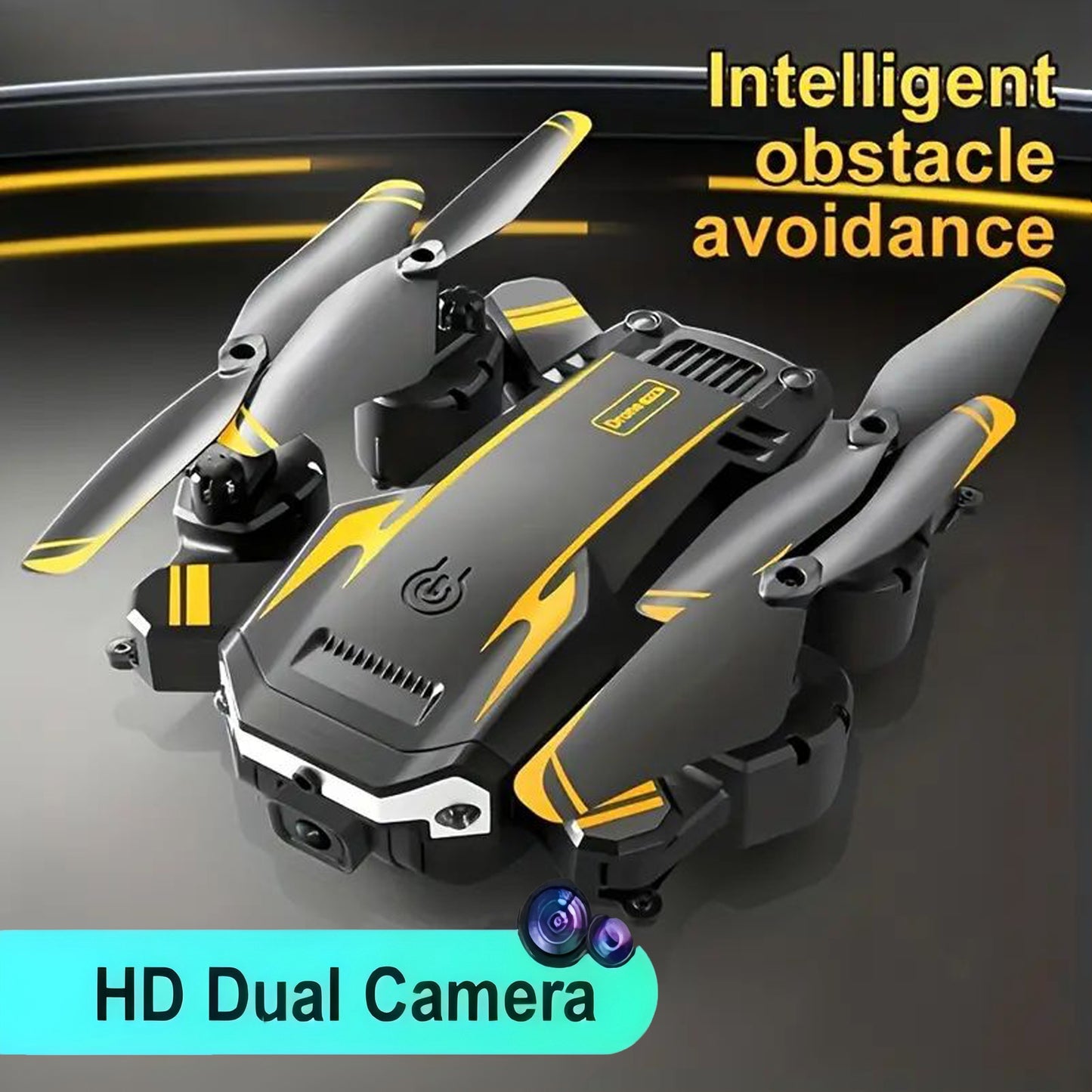 RC Drone Dual Camera Double Folding Quadcopter with Altitude Hold Remote Control Toy