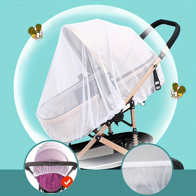 Infant Stroller Insect Netting - Mosquito and Bug Protection Cover, for Ages 0-3 Years