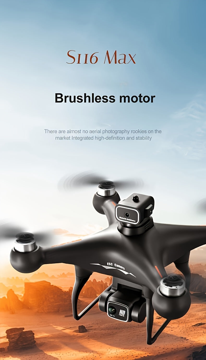 Dual Battery RC Drone with 360° Infrared Obstacle Avoidance, Optical Flow Positioning - Perfect for Aerial Photography & Outdoor Fun, USB Rechargeable, Ideal Holiday Gift