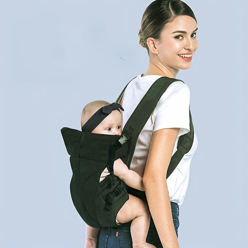 Multi-Functional Youngsters Carrier with Hat - Youngsters Wrap for Front & Back Carry, Adjustable Strap,