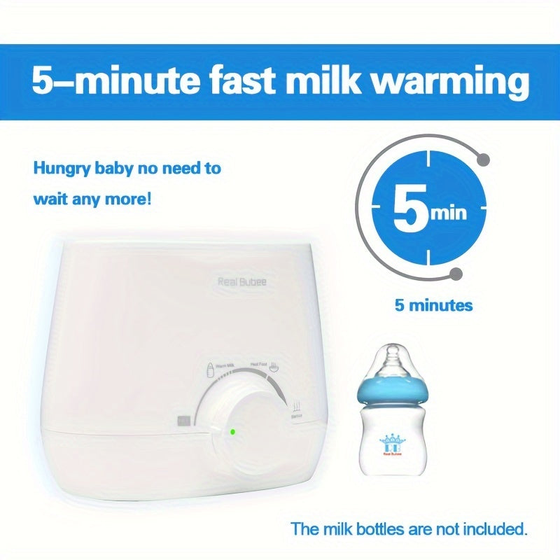 Bottle Warmer, Or Formula, 8-in-1 Double Bottle Milk Warmer For Baby, Smart Temperature Control,, Bottle Warmers For All Bottles