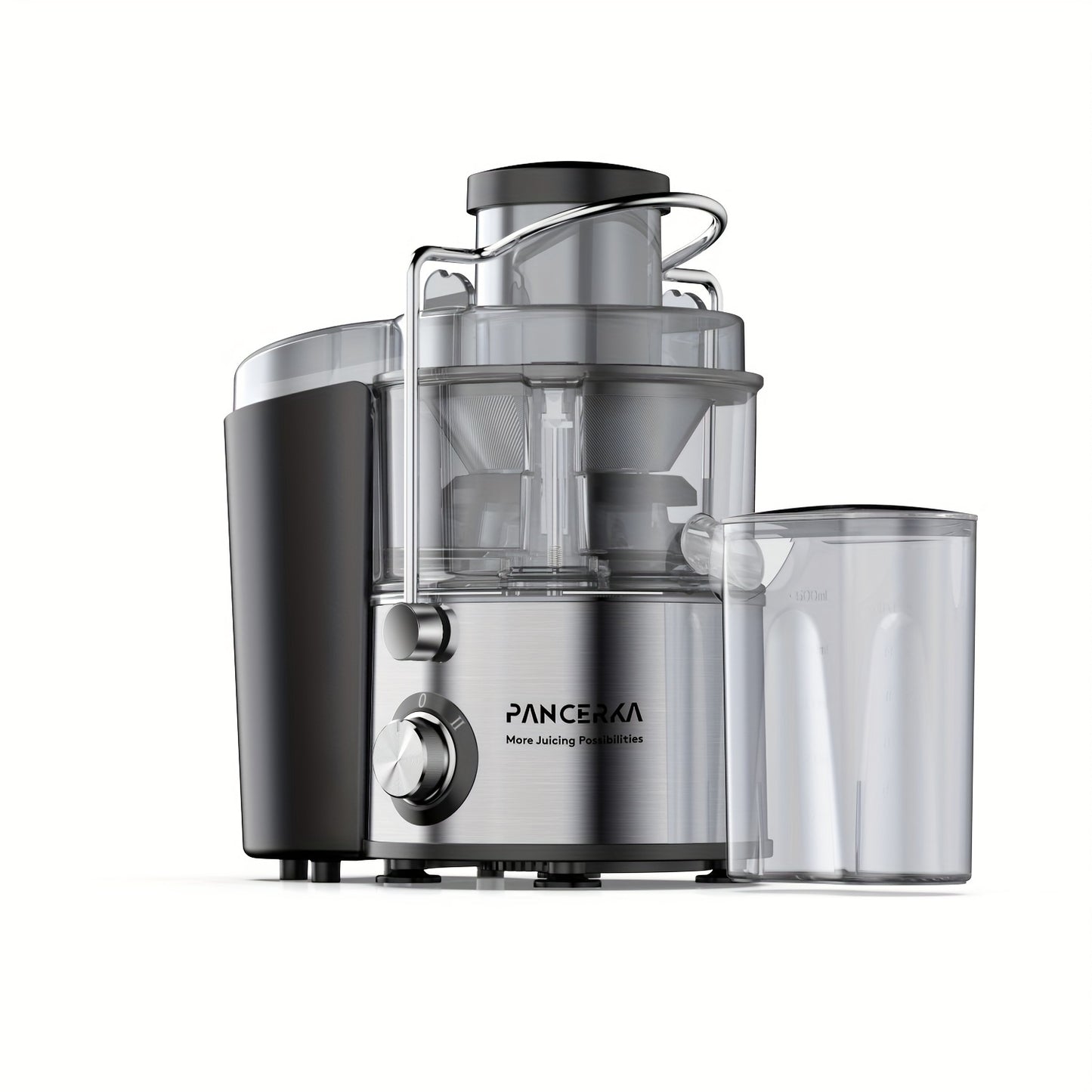 Centrifugal Juicer Machines, High Juice Yield, 2 Speeds Mode, Easy To Clean With Brush, BPA-Free