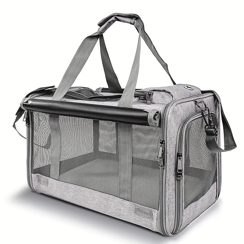1pc Large Cat Carriers Dog Carriers Airline Approved Kitten Carrier Reptile Carriers Squirrel Carriers Carrier
