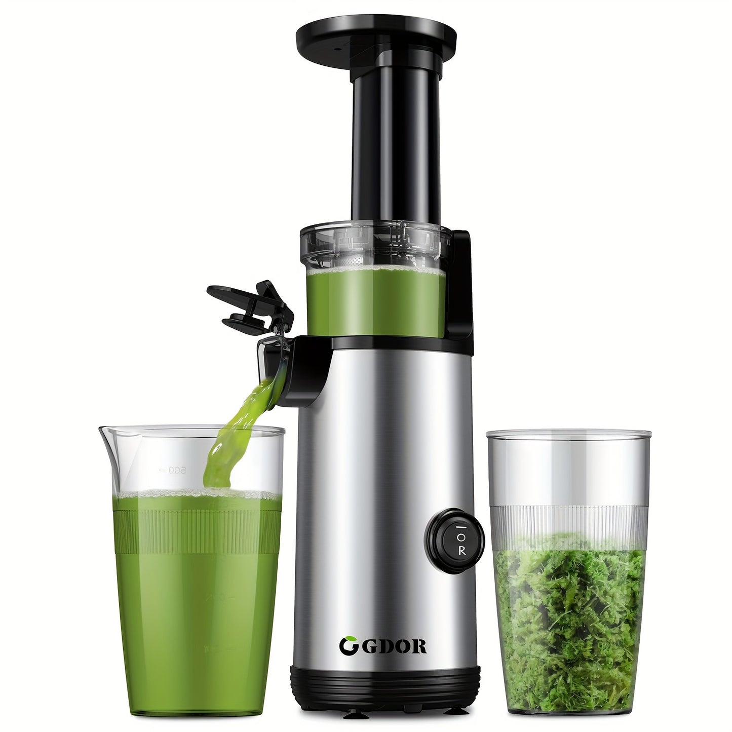 A Small Multifunctional Juicer For Home Use That Automatically Separates Juice And Residue, A Cold-pressed Slow Juicer.