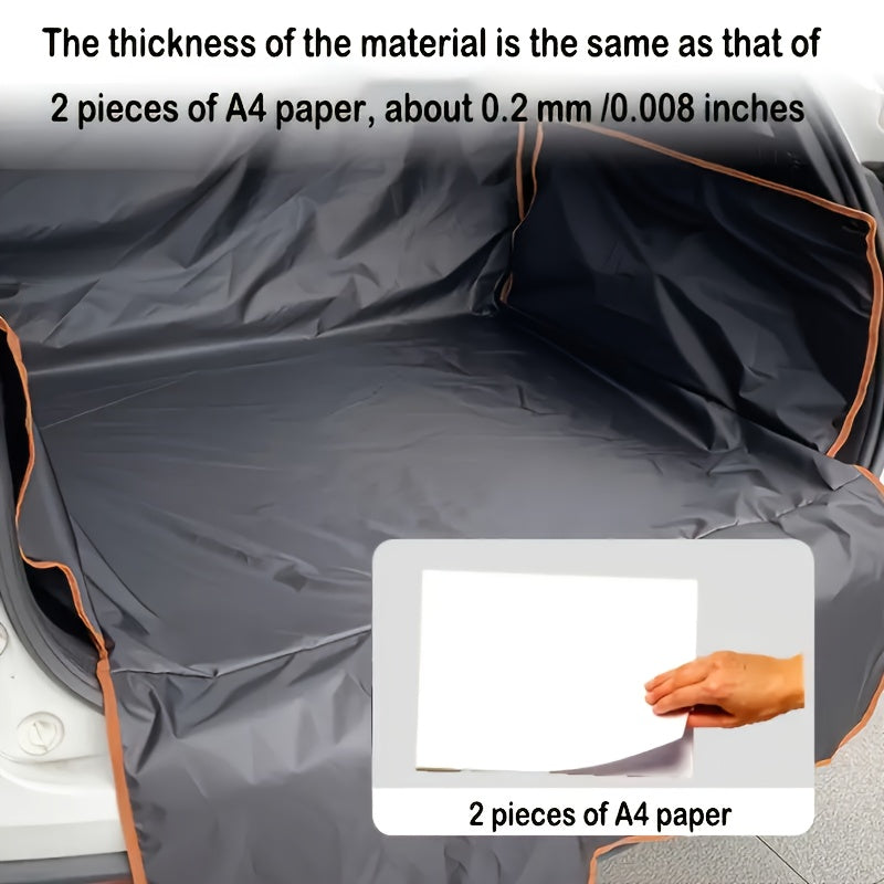 Heavy-Duty Waterproof Dog Car Seat Cover,& Dirt Resistant Rear Seat Protector,for SUVs and Cars, Ideal for Large Dogs