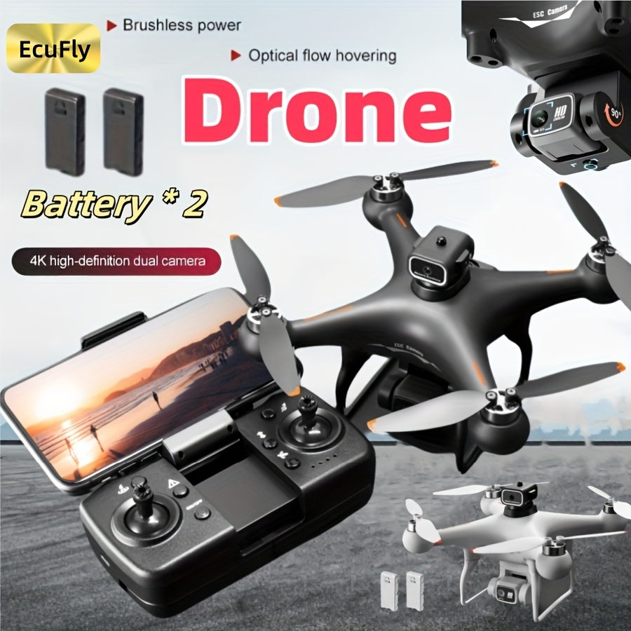 Dual Battery RC Drone with 360° Infrared Obstacle Avoidance, Optical Flow Positioning - Perfect for Aerial Photography & Outdoor Fun, USB Rechargeable, Ideal Holiday Gift